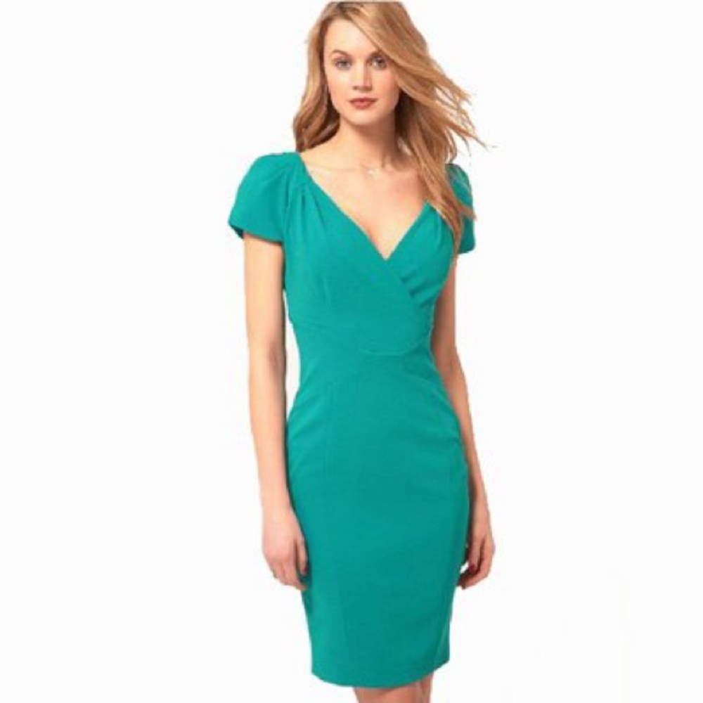 Karen Millen Turquoise Tailored dress